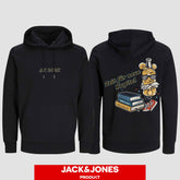 1057 "Neue Kapitel" Abschluss Hoodie by Jack&Jones beidseitig bedruckt